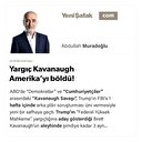 Yargıç Kavanaugh Amerika’yı böldü!