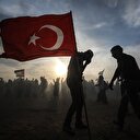 Filistinliler Türk bayrağı ile direniyorlar