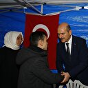 Bakan Soylu ve Selçuk'tan şehit ailesine taziye ziyareti