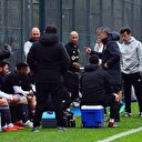 Beşiktaş'ta gergin antrenman