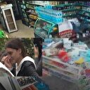 Ehliyetsiz sürücü markete dalınca gözyaşlarına boğuldu