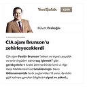 CIA ajanı Brunson’u zehirleyeceklerdi
