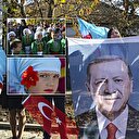 Erdoğan'a Gagavuzya'da coşkulu karşılama