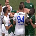 Rizespor-Konyaspor maçında olay: Yumruk attı kırmızı kart gördü