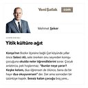 Yitik kültüre ağıt