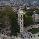 Tarihi Saat Kulesi PVC ile kaplandı