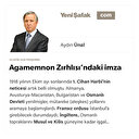 Agamemnon Zırhlısı’ndaki imza