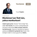 Müslüman’san Türk’sün, yoksa mankurtsun!