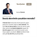 Sessiz devrimin çocukları nerede?