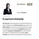 İş yapmanın kolaylığı