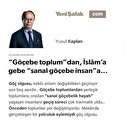 “Göçebe toplum”dan, İslâm’a gebe “sanal göçebe insan”a...
