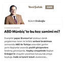 ABD Münbiç’te bu kez samimi mi?