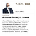 Guénon’u Tahralı’yla tanımak