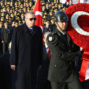 Cumhurbaşkanı Erdoğan ve devlet erkanı Anıtkabir'i ziyaret etti