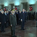 Cumhurbaşkanı Erdoğan ve beraberindeki heyet Anıtkabir'i ziyaret etti