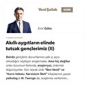 Akıllı aygıtların elinde tutsak gençlerimiz (II)