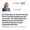 * Beş kişiyi idam et, kurtul! Yok öyle, Prens’i bu işten kurtarmanız çok zor olacak.. * İki veliaht gitmezse, bölgesel savaş çıkacak * Gizli pazarlıklar duyulursa Arap sokağında infial olur..