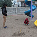 Çocuk parkında dehşete düşüren görüntü