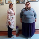 Obeziteyi engelli oğlu için yendi 70 kilo verdi