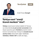 Türkiye nasıl “enerji ticaret merkezi ”olur?