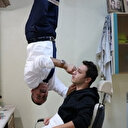 Yarasa berber görenleri şaşkına çeviriyor