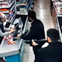 Pompalı tüfekle market soygunu saniye saniye kamerada