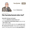 Her kuruluş kurum olur mu?