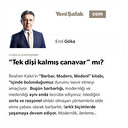 “Tek dişi kalmış canavar” mı?