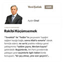 Rakibi küçümsemek
