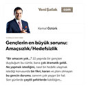 Gençlerin en büyük sorunu: Amaçsızlık/Hedefsizlik