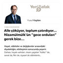 Aile çöküyor, toplum çatırdıyor... Nizamülmülk’ün “gece orduları” gerek bize...