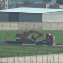 Teröristlere gönderilen iş makineleri böyle görüntülendi