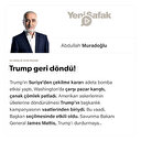 Trump geri döndü!