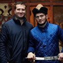 Diriliş Ertuğrul'a sürpriz ziyaret: Habib Nurmagomedov sette