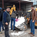 8 yıldır kar görmeyen köye kar servisi yapıldı