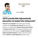 2019 yılında lüks lojmanlarda oturanlar ne kadar kira ödeyecek?
