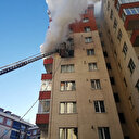 Beylikdüzü'nde 11 katlı binada yangın