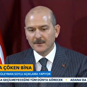 Çöken binayla ilgili acı haberi Bakan Soylu verdi