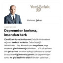 Depremden korkma, insandan kork