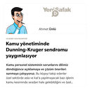 Kamu yönetiminde Dunning-Kruger sendromu yaygınlaşıyor