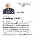 Bu ne iki yüzlülük!...