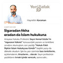 Sigaradan fıkha oradan da İslam hukukuna
