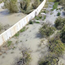 Mersin'de karların erimesi sonucu dere taştı