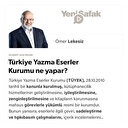 Türkiye Yazma Eserler Kurumu ne yapar?