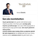 Son söz memleketten