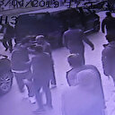 Cenazesi sonrası çatışma  anları kamerada