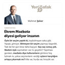 Ekrem Mazbata diyesi geliyor insanın