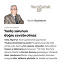 Yanlış sorunun doğru cevabı olmaz
