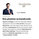 Kriz yönetme ve inandırıcılık