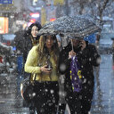 Kars'ta kar yağışı devam ediyor